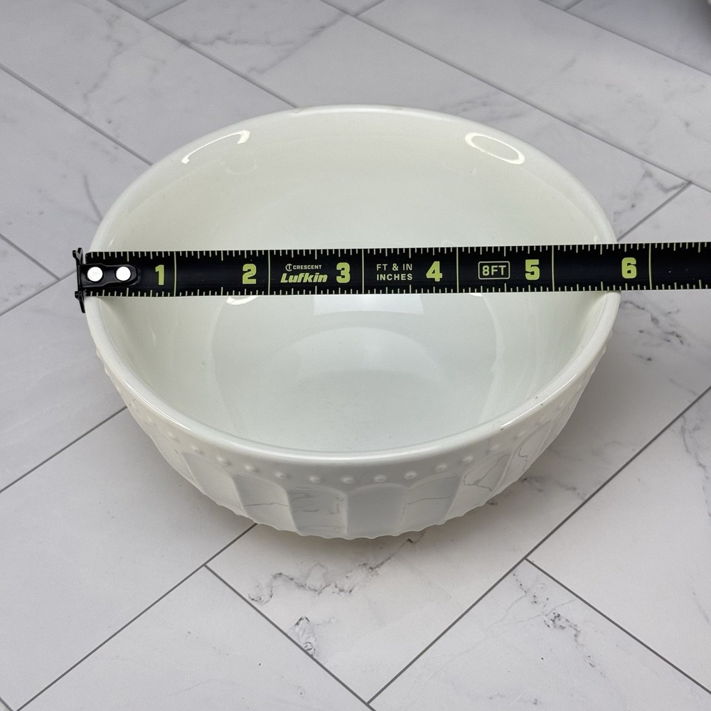 Gibson Regalia Bowl Set 4 : Classic Soup/Cereal Modern White 5-3/4" X 2-5/8" - Picture 3 of 5